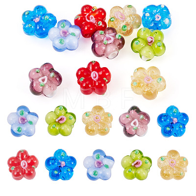 10Pcs Handmade Lampwork Beads LAMP-TADJ0001-01D-1