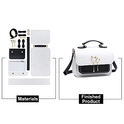 DIY Imitation Leather Sew on Women's Crossbody Bag Making Kit DIY-WH0387-30A-1