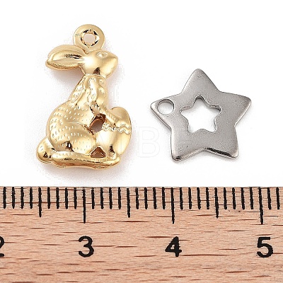 Stainless Steel Pendants & Connector Charms STAS-XCP0001-88-1