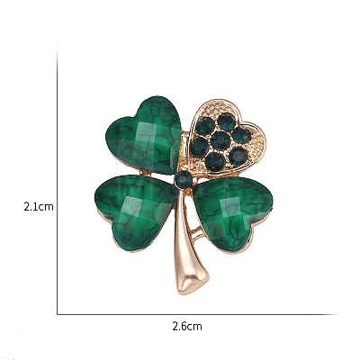 Saint Patrick's Day Acrylic Brooch PW-WG53526-02-1