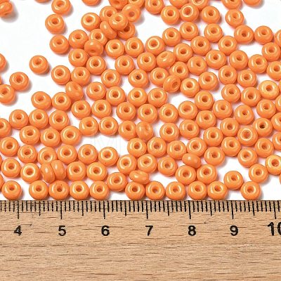 Baking Paint Glass Seed Beads SEED-B001-02A-07-1