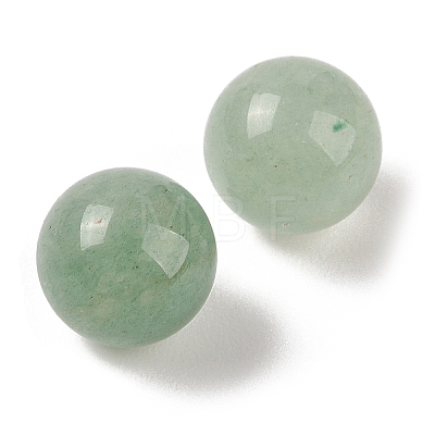 Natural Green Aventurine No Hole Sphere Beads G-K353-04A-02-1