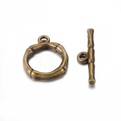 Alloy Toggle Clasps LS-PALLOY-EA9143Y-AB-RS-1