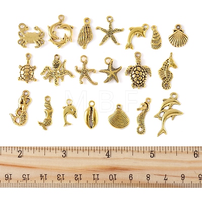 Tibetan Style Alloy Pendants FIND-FS0003-95AG-1