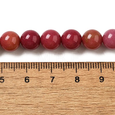 Dyed Natural Malaysia Jade Beads Strands G-G021-02B-19-1