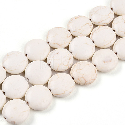 Synthetic Magnesite Beads Strands TURQ-D063-7-1