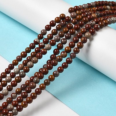 Natural Jasper Beads Strands G-H298-A05-01-1
