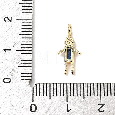 Brass Micro Pave Cubic Zirconia Pendants ZIRC-I356-17G-A03-1