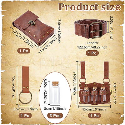 PU Imitation Leather Belts AJEW-WH0596-691B-1