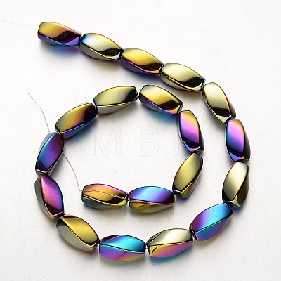 Electroplate Non-magnetic Synthetic Hematite Beads Strands G-F300-11A-02-1