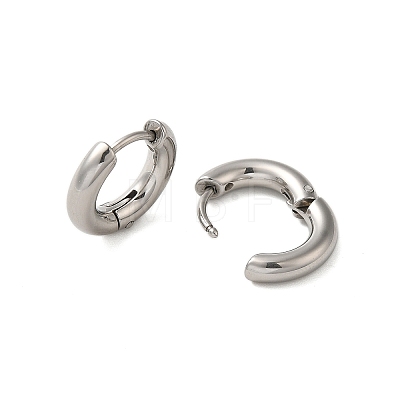 304 Stainless Steel Hoop Earrings EJEW-P177-P-26-1