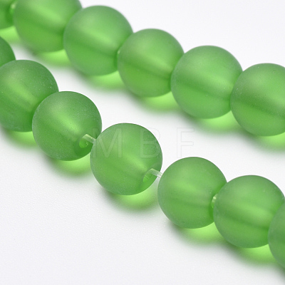 Transparent Glass Beads Strands X-GLAA-Q064-01-8mm-1
