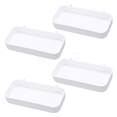 4Pcs Plastic Hanging Trays for Mesh Display AJEW-GO0004-51-1