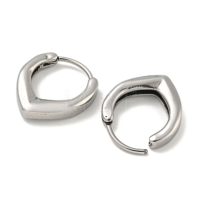 316 Surgical Stainless Steel Hoop Earrings EJEW-D096-18G-AS-1
