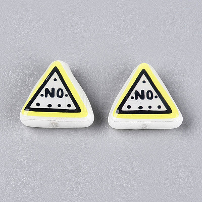 Printed Opaque Resin Beads RESI-N043-11-1