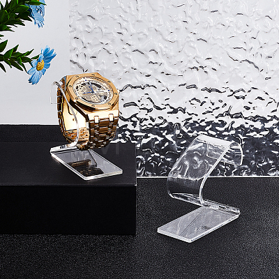 C-Shaped Acrylic Watch Display Stands BDIS-CN0001-01-1