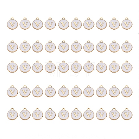 Golden Plated Alloy Charms ENAM-SZ0001-25A-V-1