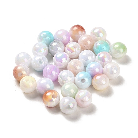 Opaque Acrylic Beads OACR-Z016-01A-M-1