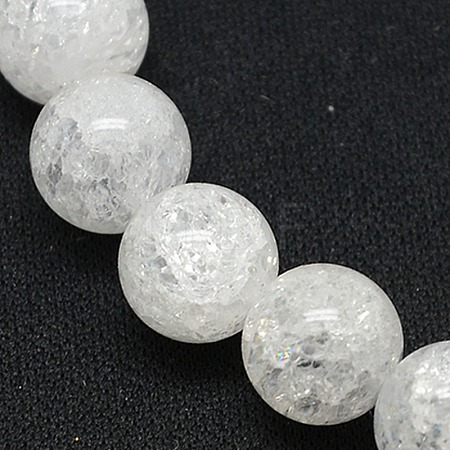 Natural Crackle Quartz Beads Strands X-G-N0007-10mm-11-1