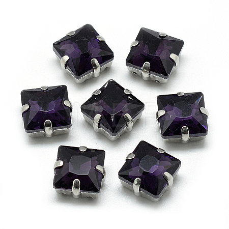 Sew on Rhinestone RGLA-T037-8x8mm-17-1