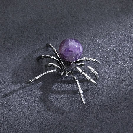 Natural Amethyst Halloween Home Party Decorations PW-WG79695-01-1