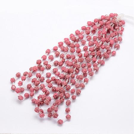 Natural Rhodonite Beads G-O156-A-08-1