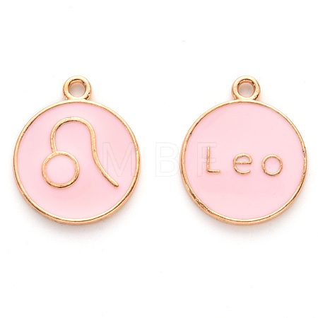 Alloy Enamel Pendants ENAM-S124-01A-09G-1