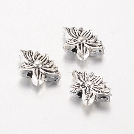 Tibetan Style Alloy Beads TIBEB-K026-04-1