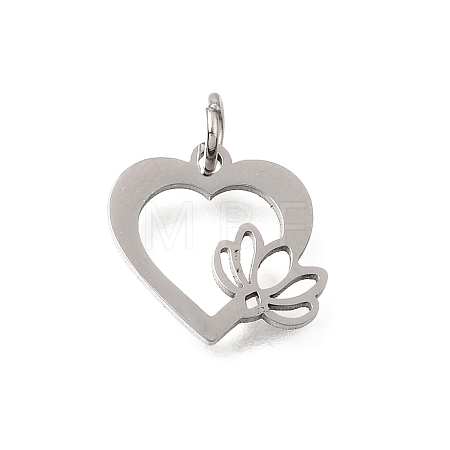 304 Stainless Steel Charms SA-CBA4CE0-17P-1