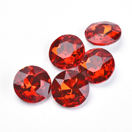 Pointed Back Glass Rhinestone Cabochons RGLA-T029-10mm-05-1