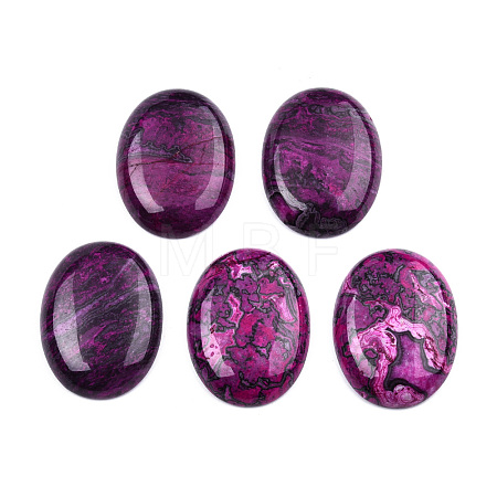Natural Ripple Jasper Cabochons G-S330-14B-1