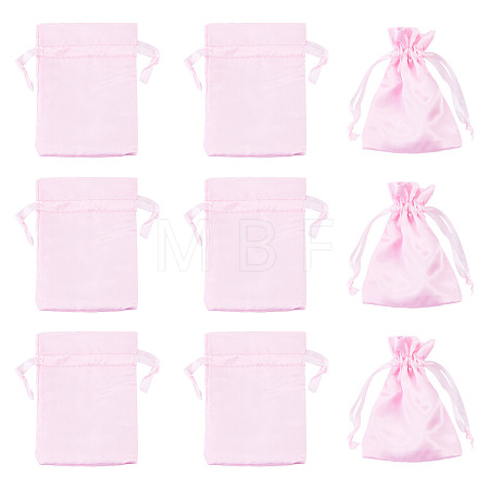 10Pcs Brocade Good Luck Fortune Drawstring Gift Blessing Bags PAAG-TADJ0001-01E-1