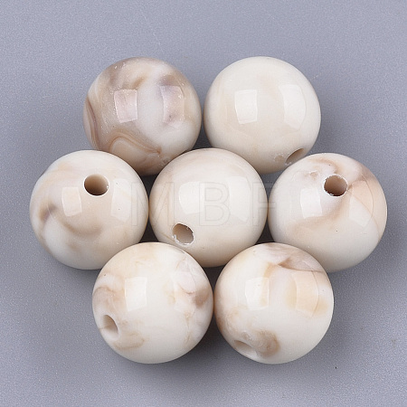 Acrylic Beads OACR-S029-060D-04-1