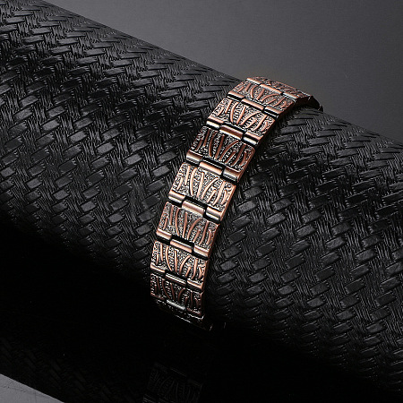 Watchband Brass Magnetic Bangles WG96E3F-01-1