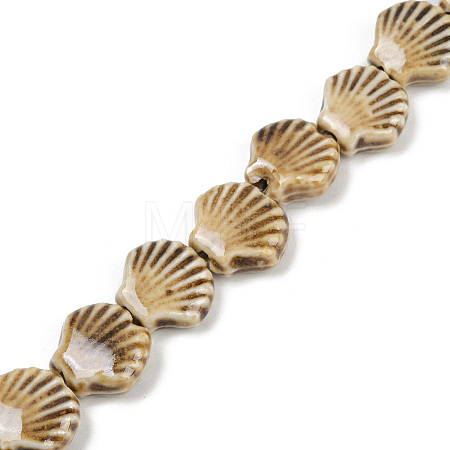 Handmade Porcelain Beads Strands PORC-Q002-01A-01-1