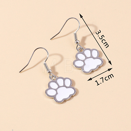 Zinc Alloy Enamel Dangle & Drop Earrings FS-WGC3D93-04-1