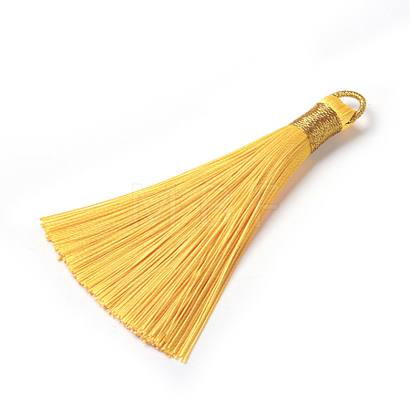 Polyester Tassel Pendants FIND-I009-D17-1