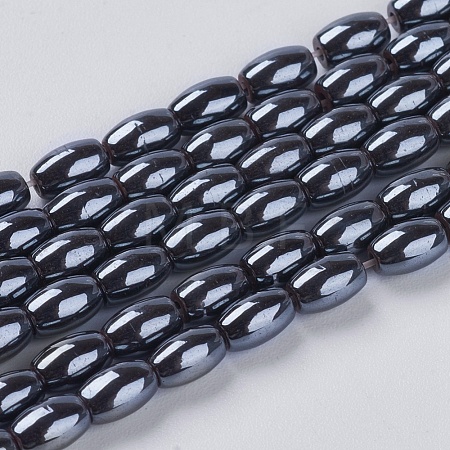 Non-Magnetic Synthetic Hematite Beads G-H1082-1-1