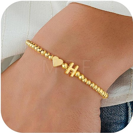 Alloy Beads Stretch Bracelets for Women FS-WG09F24-04-1