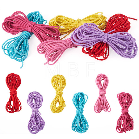 30M 6 Colors Polyester Elastic Cords EC-TA0001-07E-1