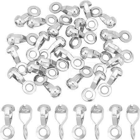 24Pcs 304 Stainless Steel Ball Chain Connectors STAS-NB0001-25-1