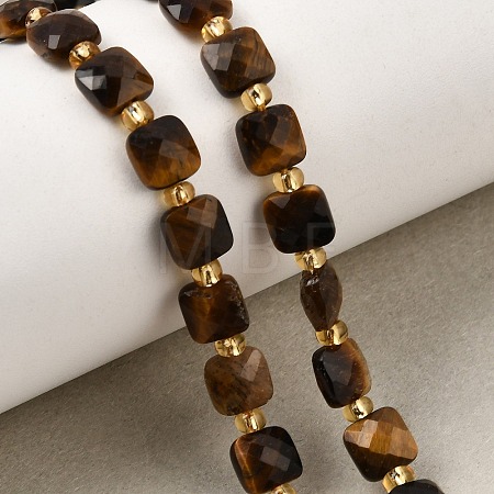 Natural Tiger Eye Beads Strands GG-CBA96AE-A04-6x6mm-1
