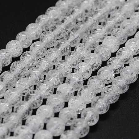 Natural Crackle Quartz Beads Strands G-K285-02-12mm-1