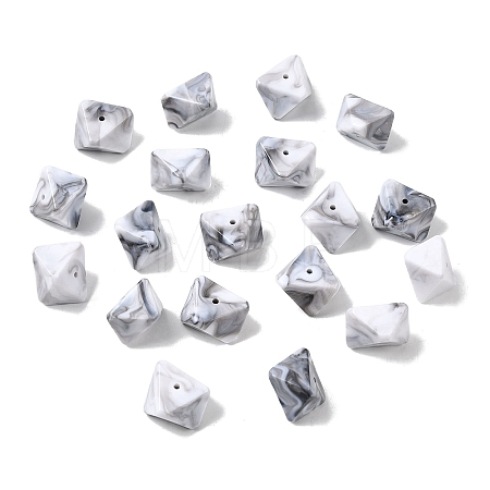 Opaque Acrylic Beads LS-OACR-D320-02B-1