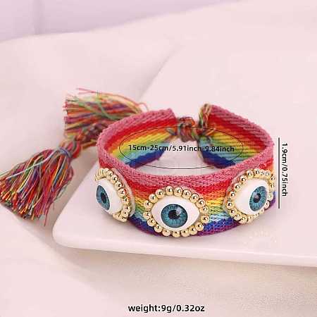 Bohemian Brass & Resin Bracelets FS-WGD4AB4-01-1