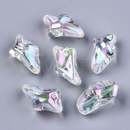 Transparent Acrylic Beads X-PACR-N010-003-1