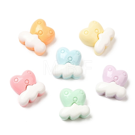 Cartoon Opaque Resin Cabochons RESI-C039-03B-1