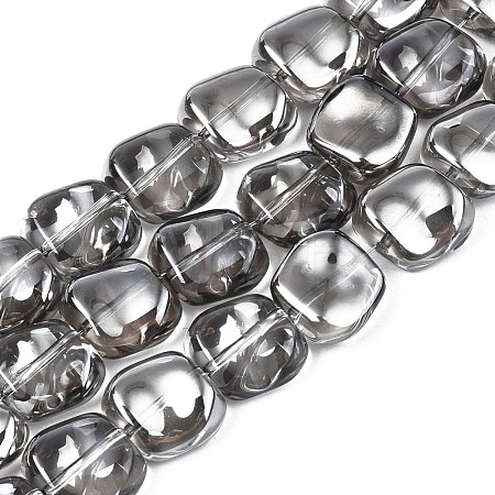 Electroplate Glass Beads Strand EGLA-S188-21-A01-1