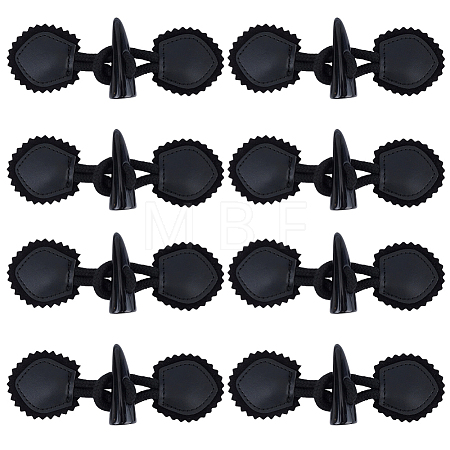 8 Pairs Resin Buttons BUTT-CL0001-08-1