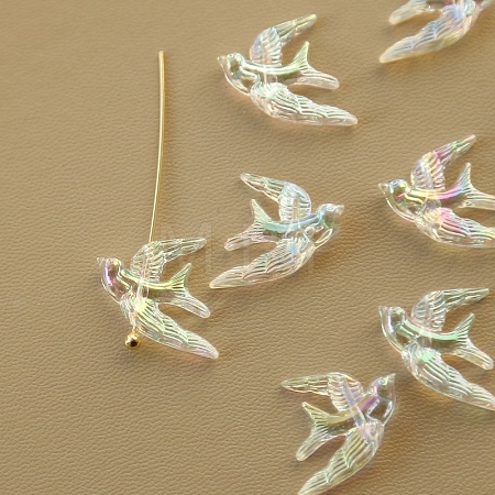 Acrylic Beads X-PW-WGE644D-01-1
